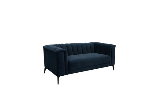 Chalet - Chalet Tuxedo Arm Loveseat Blue