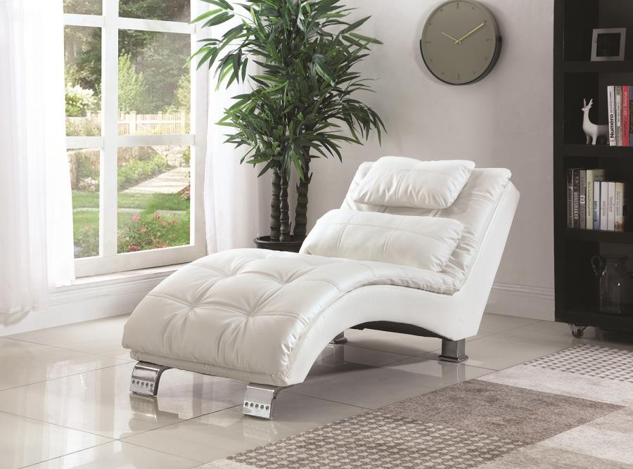 Dilleston - Dilleston Upholstered Chaise White