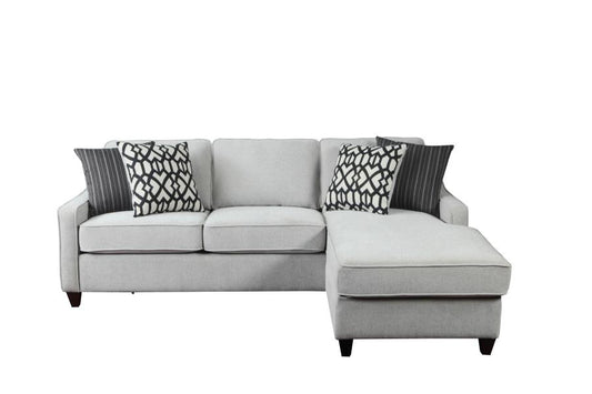 Luanne - Luanne Upholstered Cushion Back Sectional Grey