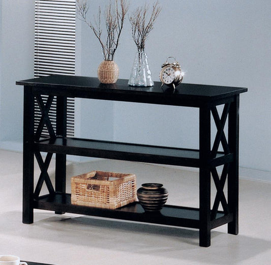 Rachelle - Rachelle Sofa Table with 2-shelf Deep Merlot