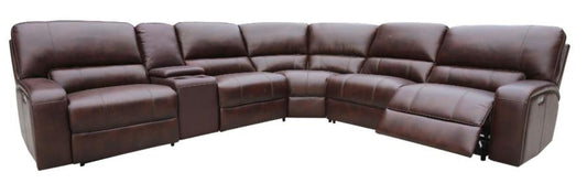 Brunson - Brunson 3-piece Upholstered Motion Sectional Brown