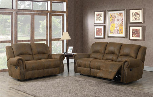 Sir Rawlinson - Sir Rawlinson Upholstered Living Room Set Buckskin Brown