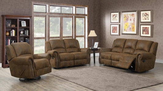 Sir Rawlinson - Sir Rawlinson Upholstered Living Room Set Buckskin Brown