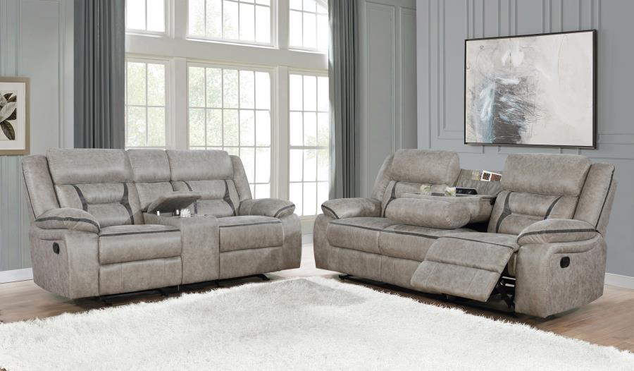 Greer - Greer Upholstered Tufted Living Room Set