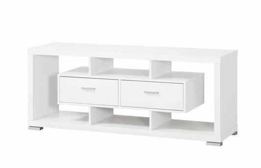 Darien - Darien 2-drawer Rectangular TV Console White