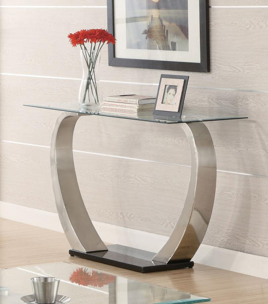 Pruitt - Pruitt Rectangular Sofa Table Satin