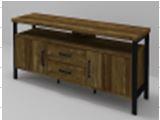 Ruston - Ruston 59" 2-drawer Rectangular TV Console Rustic Oak