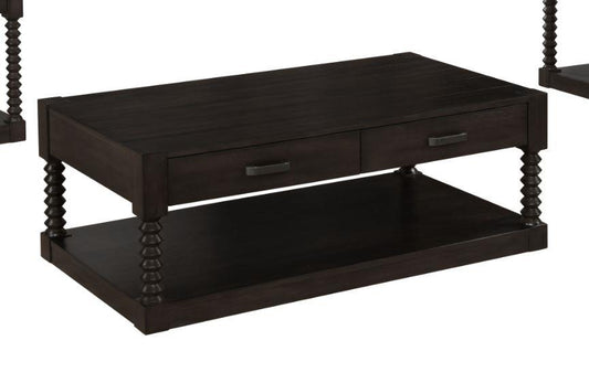 Meredith - Meredith 2-drawer Coffee Table Coffee Bean