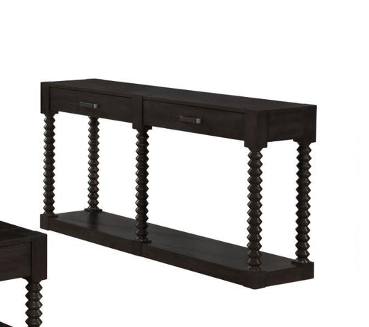 Meredith - Meredith 2-drawer Sofa Table Coffee Bean