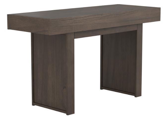 Owen - Owen Rectangle Sofa Table with Hidden Storage Wheat Brown