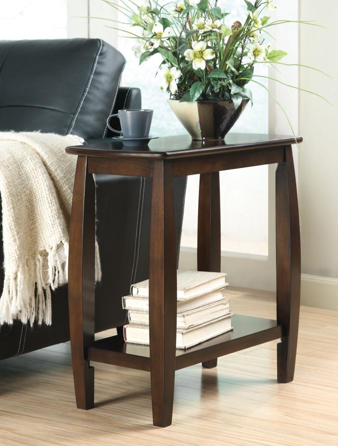 Raphael - Raphael 1-shelf Chairside Table Cappuccino