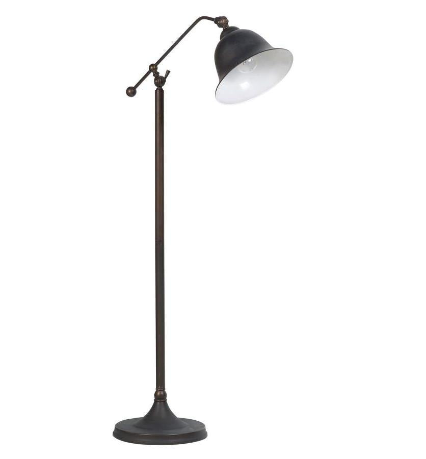 Eduardo - Eduardo Bell Shade Floor Lamp Dark Bronze