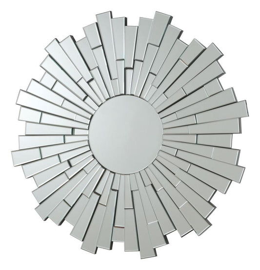 Danika - Danika Sunburst Circular Mirror Silver
