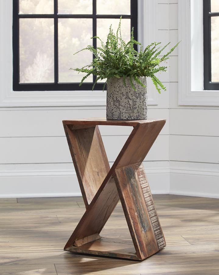 Lily - Lily Geometric Accent Table Natural