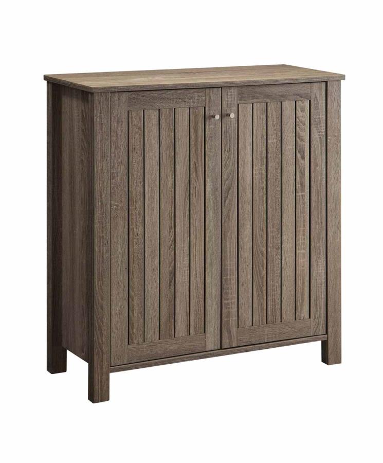 Marisa - Marisa 4-shelf Shoe Cabinet Dark Taupe