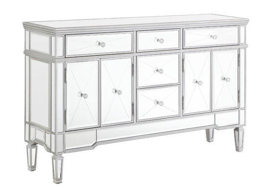 Duchess - Duchess 5-drawer Accent Cabinet Silver