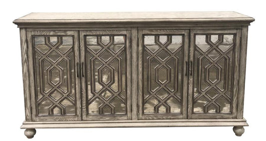 Melanie - Melanie 4-door Accent Cabinet Antique White