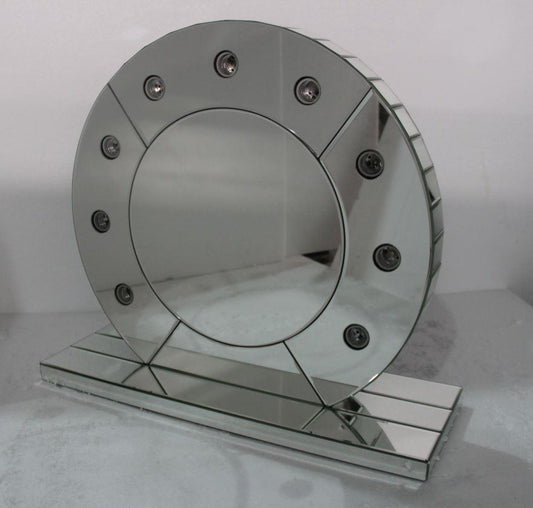 Katie - LED Table Mirror Silver