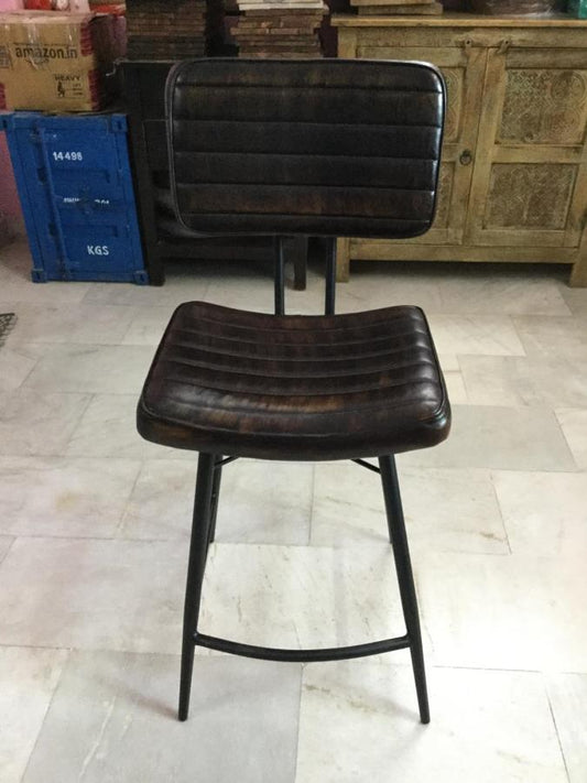 Partridge - Partridge Upholstered Counter Height Stools with Footrest (Set of 2)