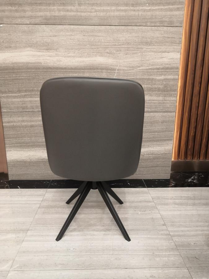 Paulita - Paulita Upholstered Swivel Side Chairs (Set of 2) Grey and Gunmetal