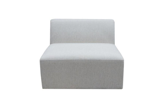 Freddie - Freddie Upholstered Tight Back Armless Chair Pearl