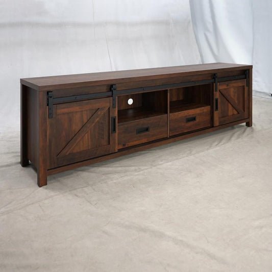 Madra - Madra Rectangular TV Console with 2 Sliding Doors