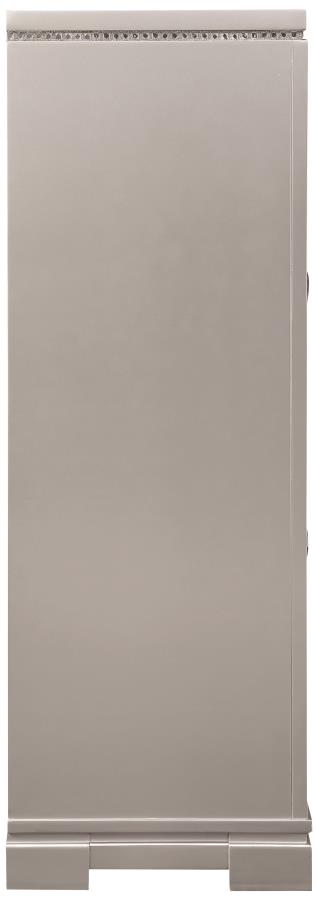 Eleanor - Eleanor Rectangular 5-drawer Chest Metallic